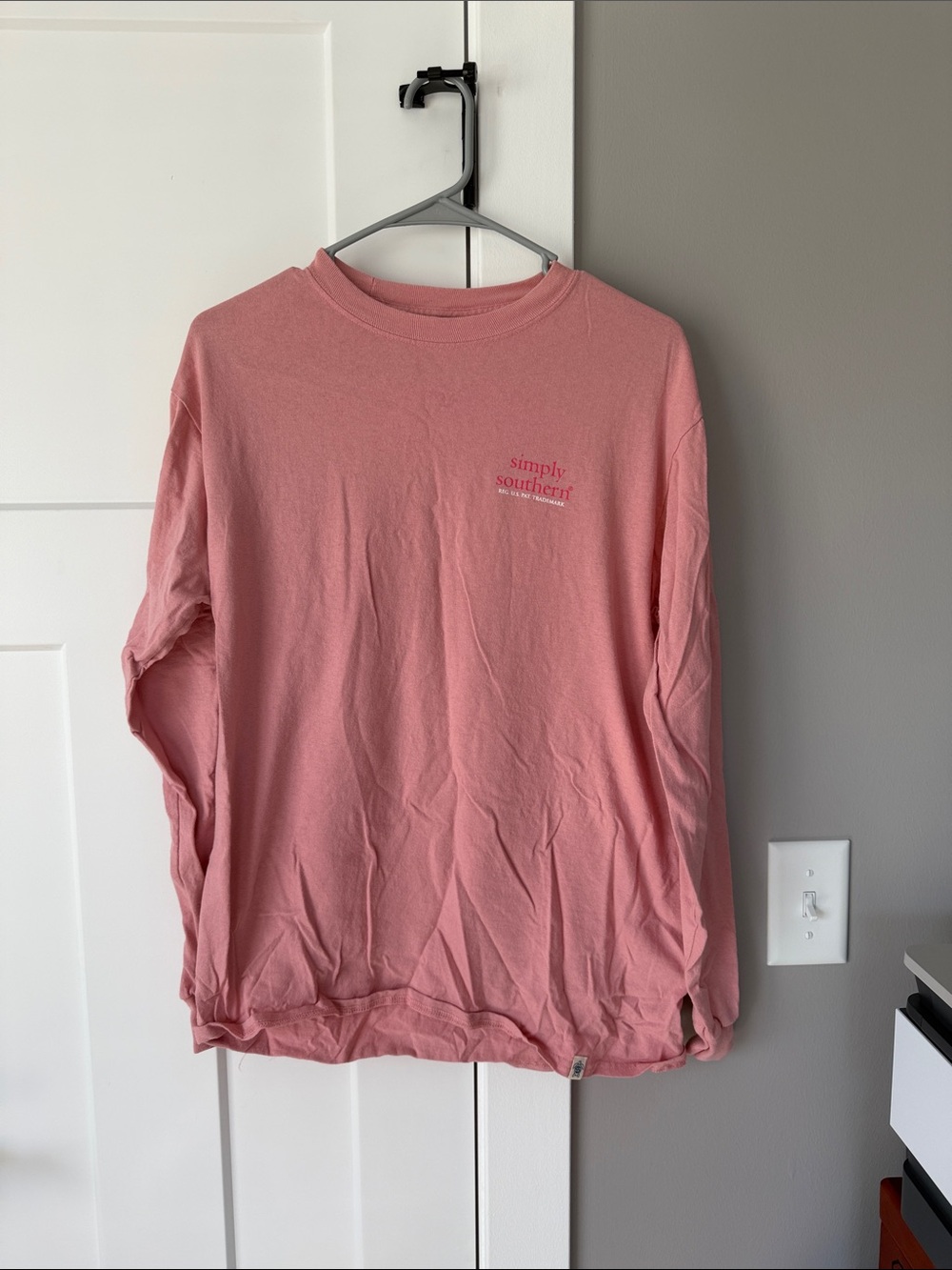 Simply Southern Long Sleeve Tee - Rose Pink